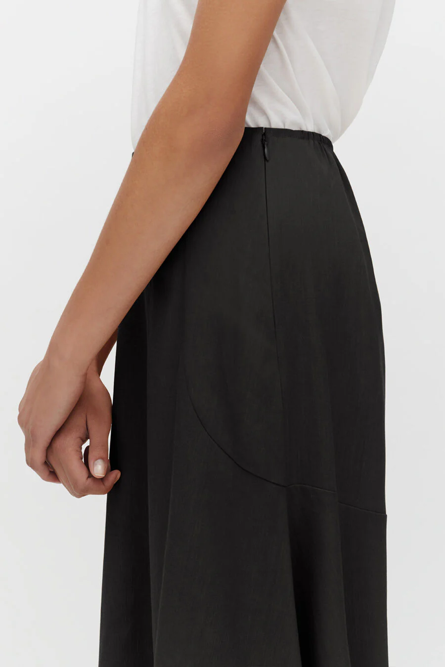 Linen Flare Skirt - Image 3