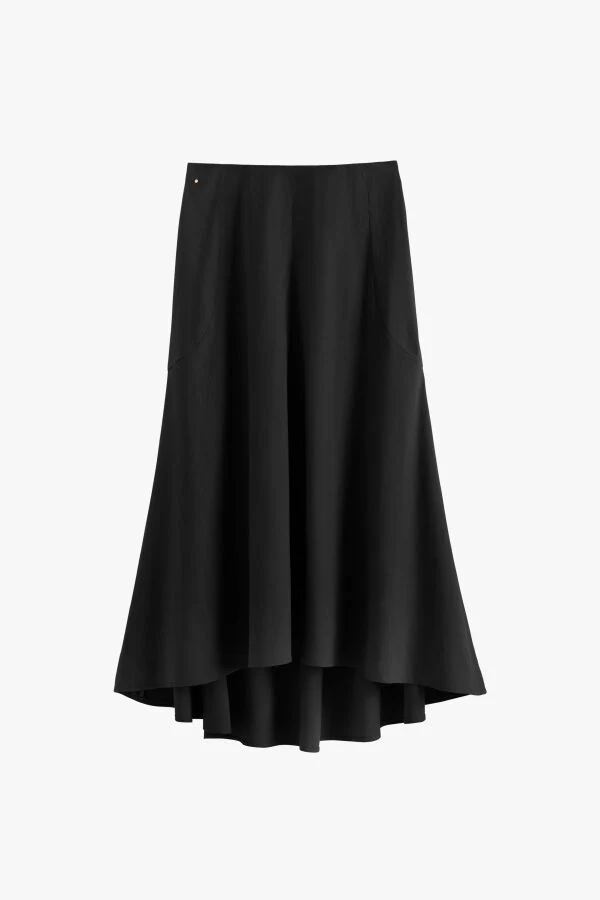 Linen Flare Skirt - Image 5