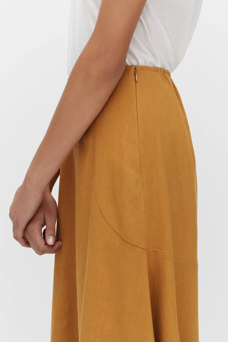 Linen Flare Skirt - Image 9
