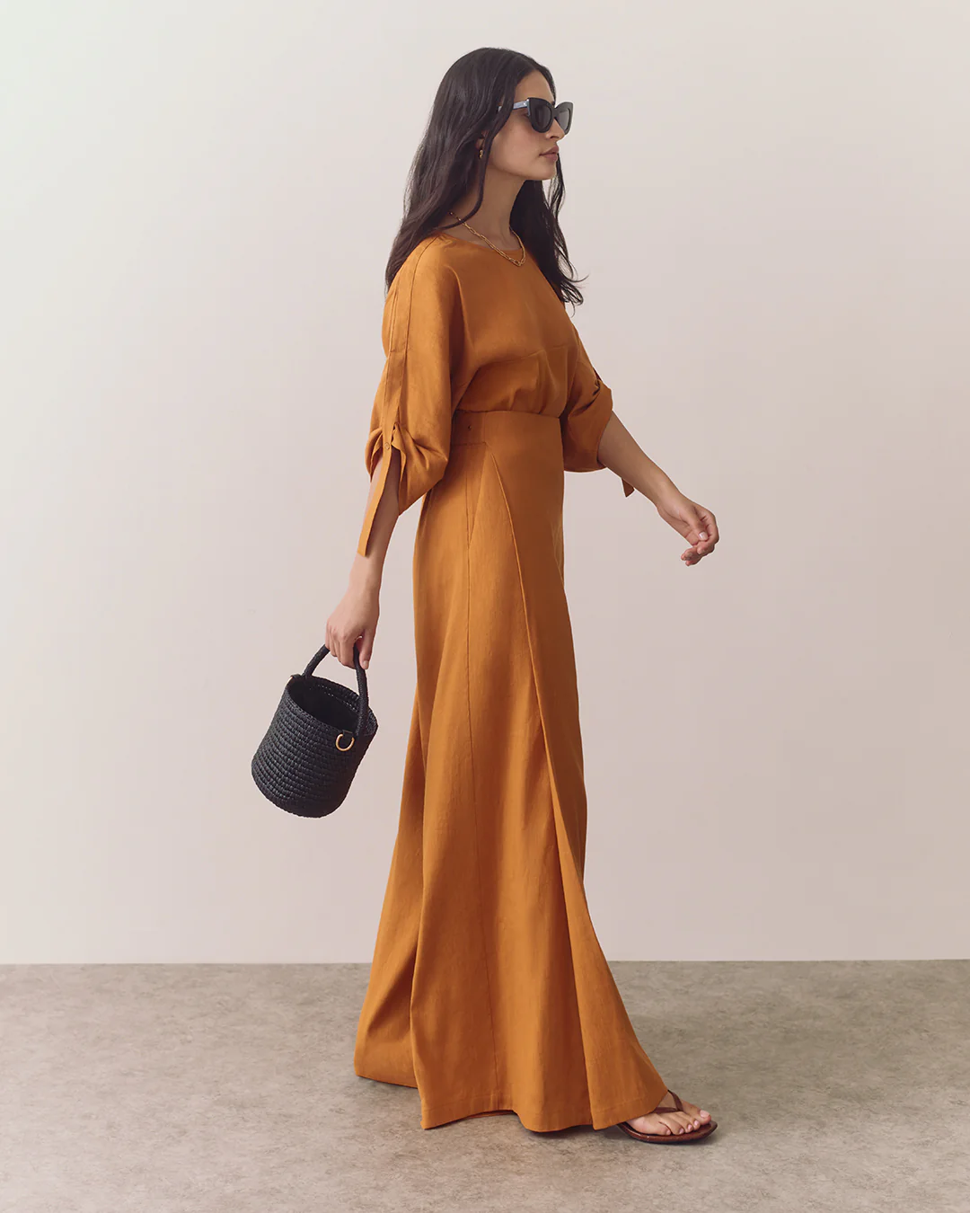 Linen Pleated Pants - Image 10