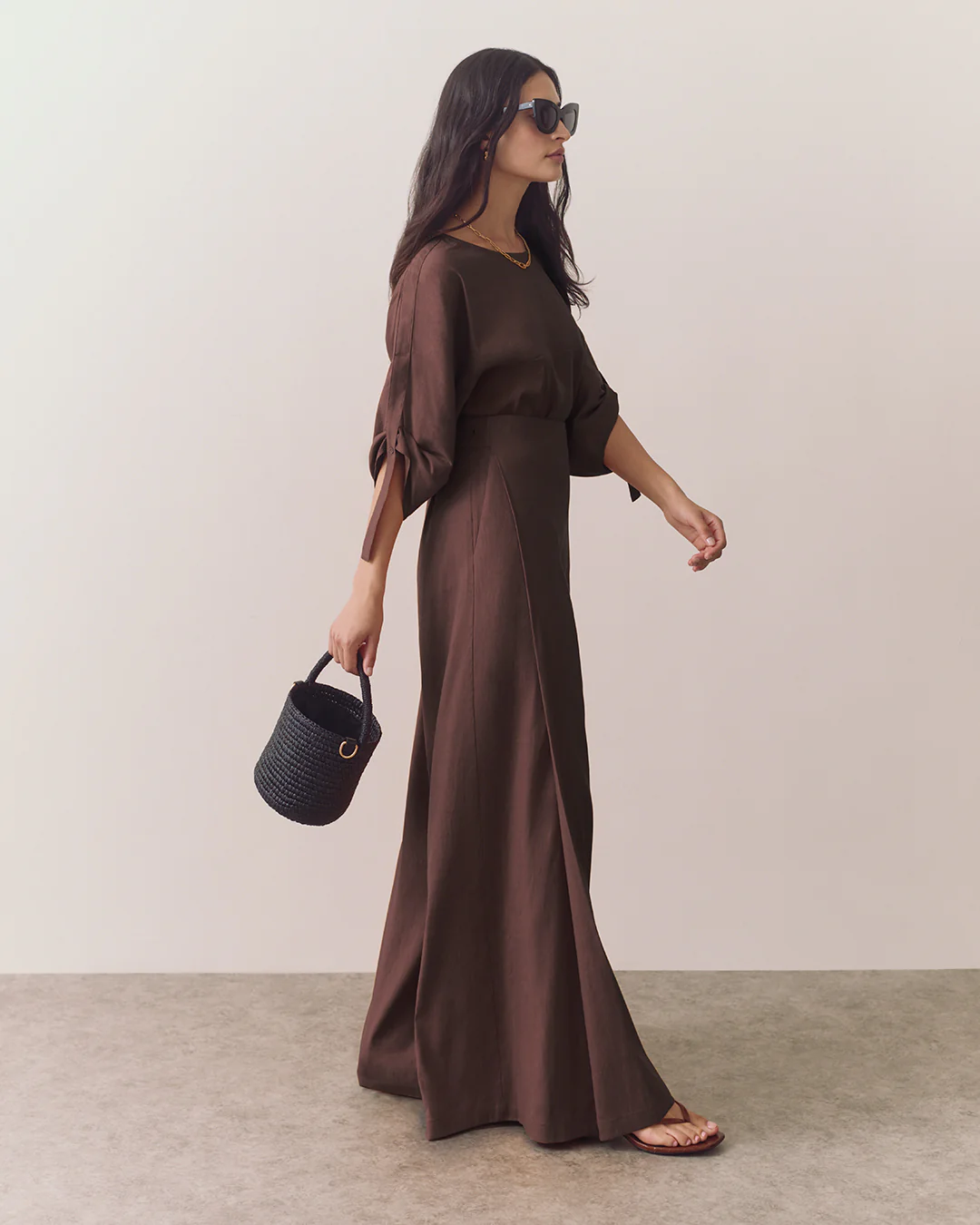 Linen Pleated Pants - Image 16