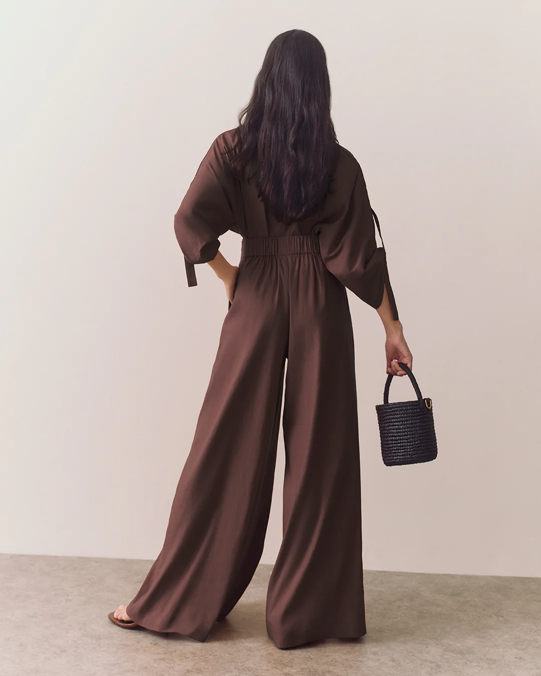 Linen Pleated Pants - Image 17