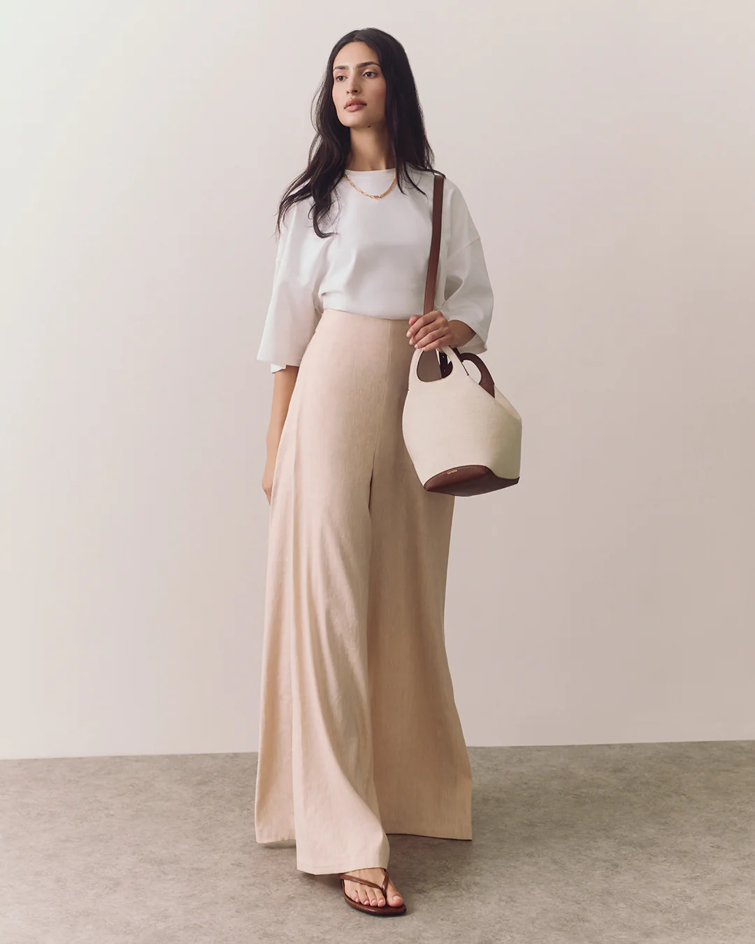 Linen Pleated Pants - Image 5