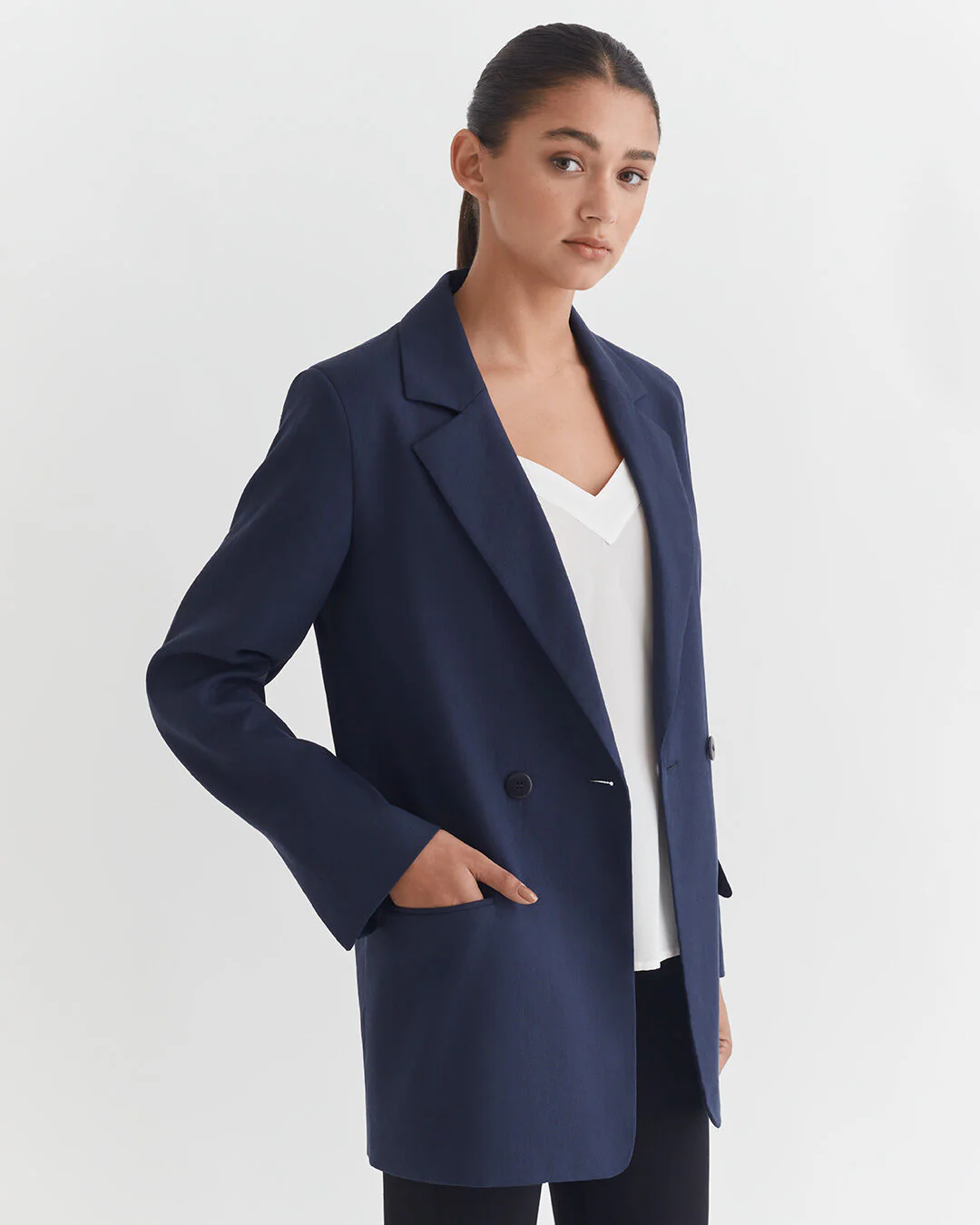 Linen Relaxed Blazer - Image 10