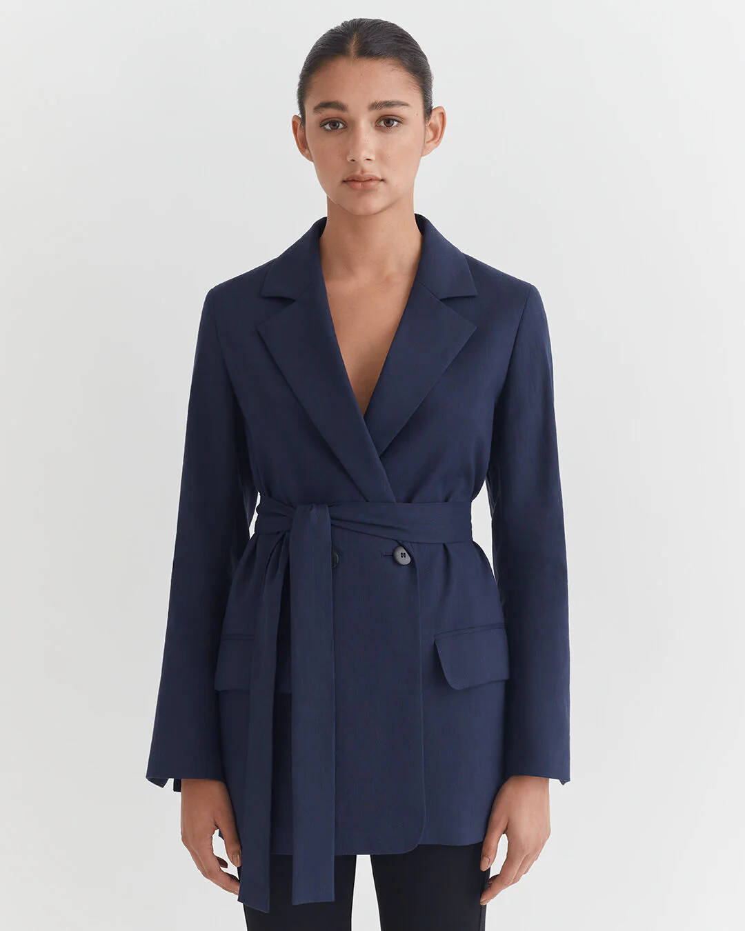 Linen Relaxed Blazer - Image 16
