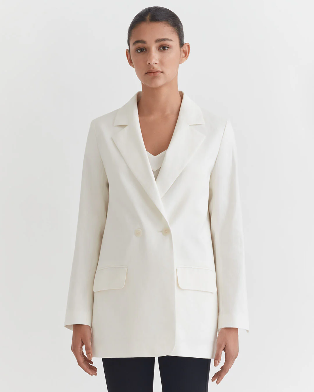 Linen Relaxed Blazer - Image 2