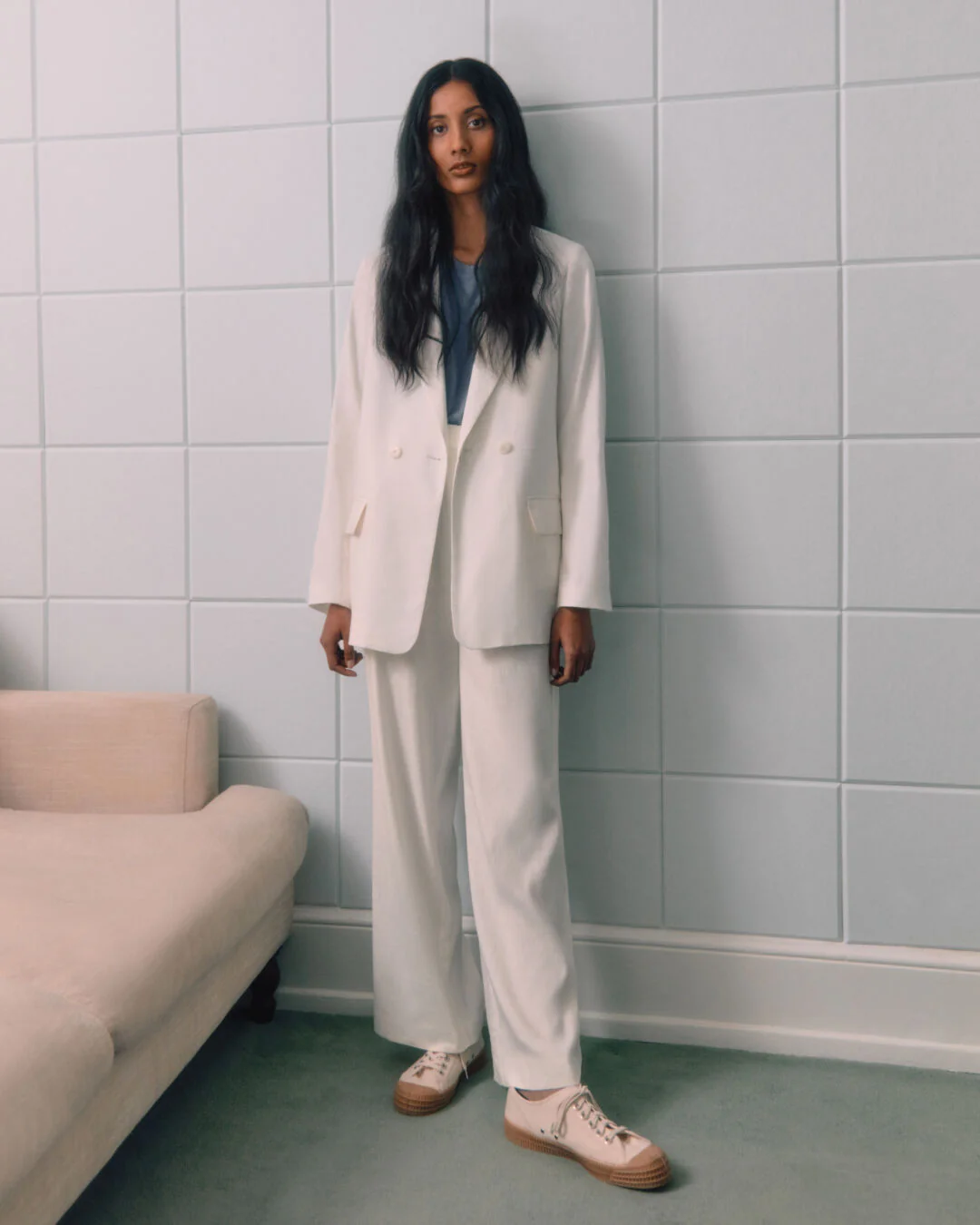 Linen Wide Leg Pant - Image 10