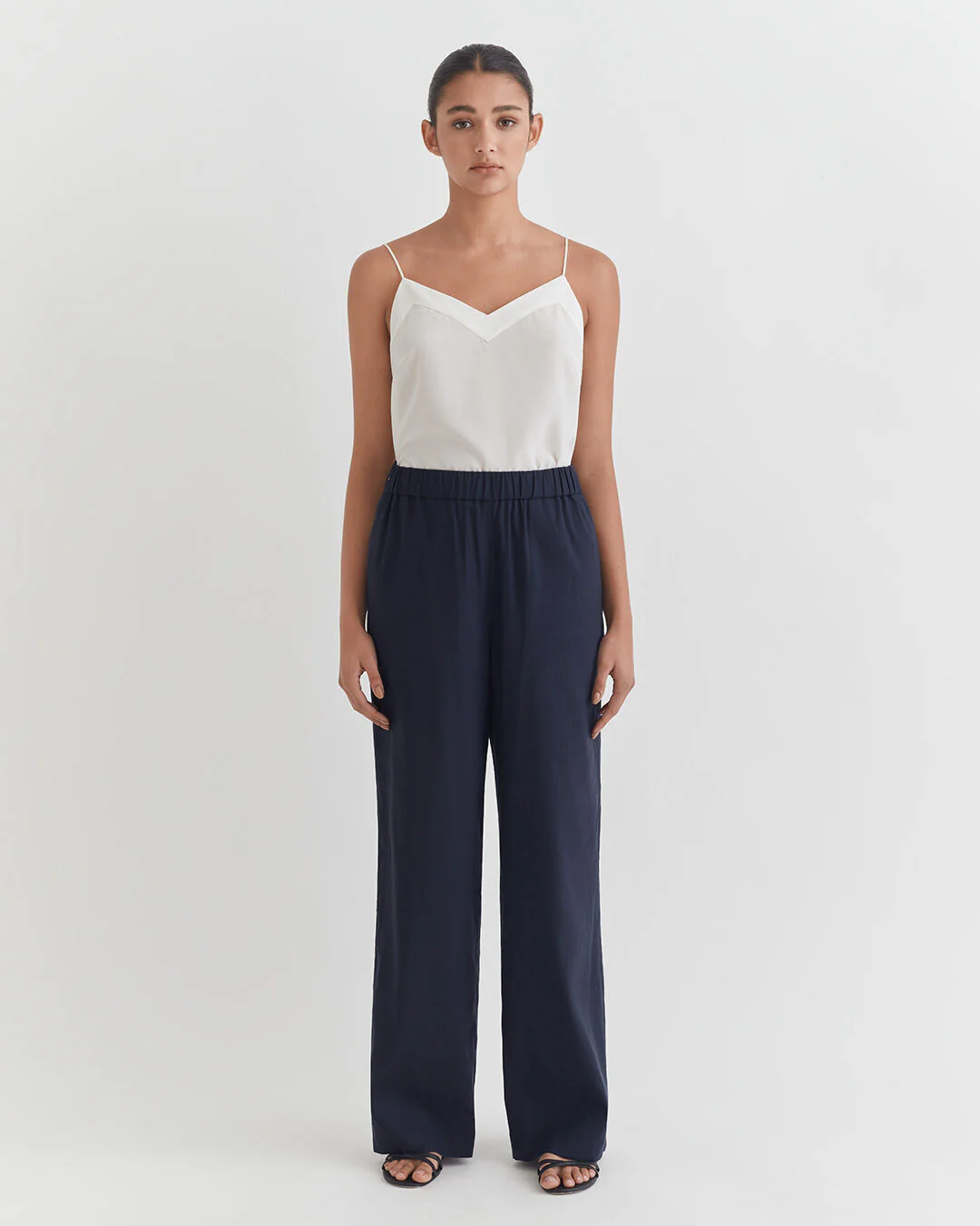 Linen Wide Leg Pant - Image 12