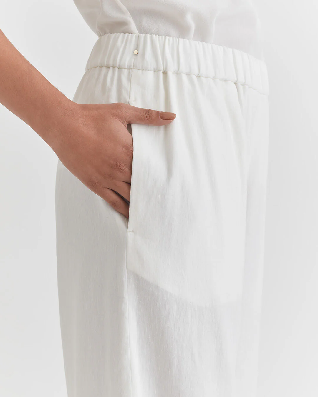 Linen Wide Leg Pant - Image 2