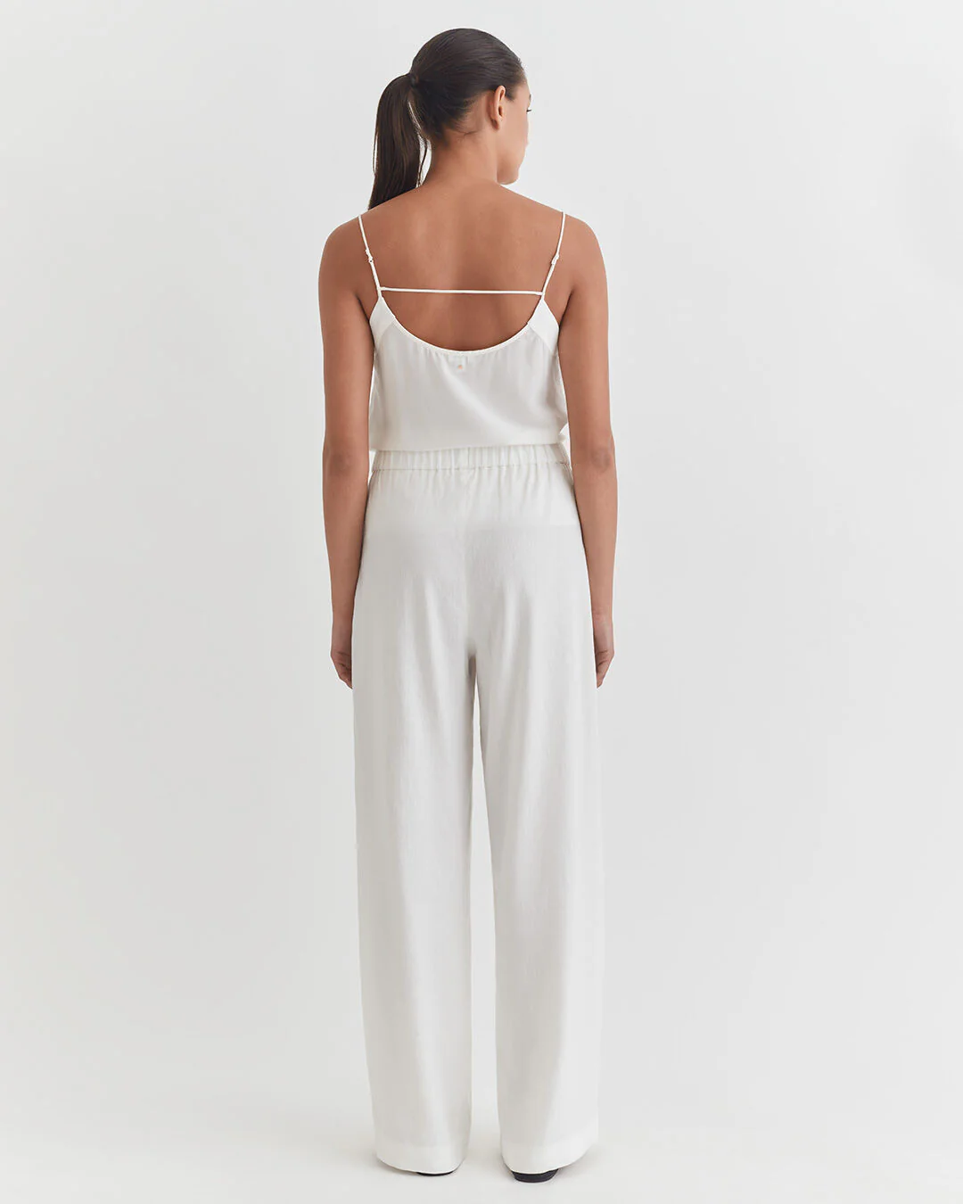 Linen Wide Leg Pant - Image 3
