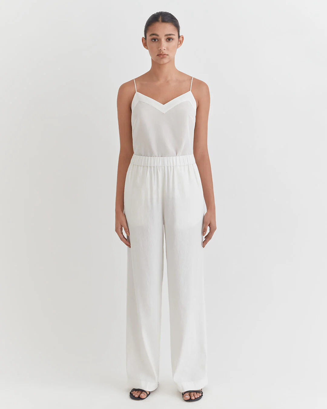 Linen Wide Leg Pant - Image 5