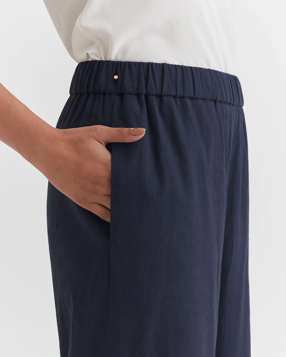 Linen Wide Leg Pant - Image 8