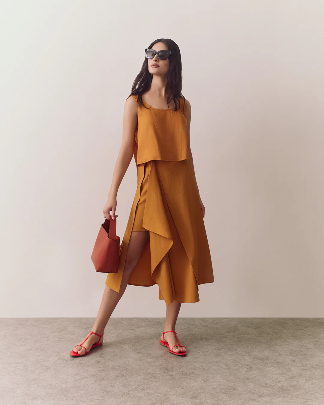 Linen Wrap Skirt - Image 10