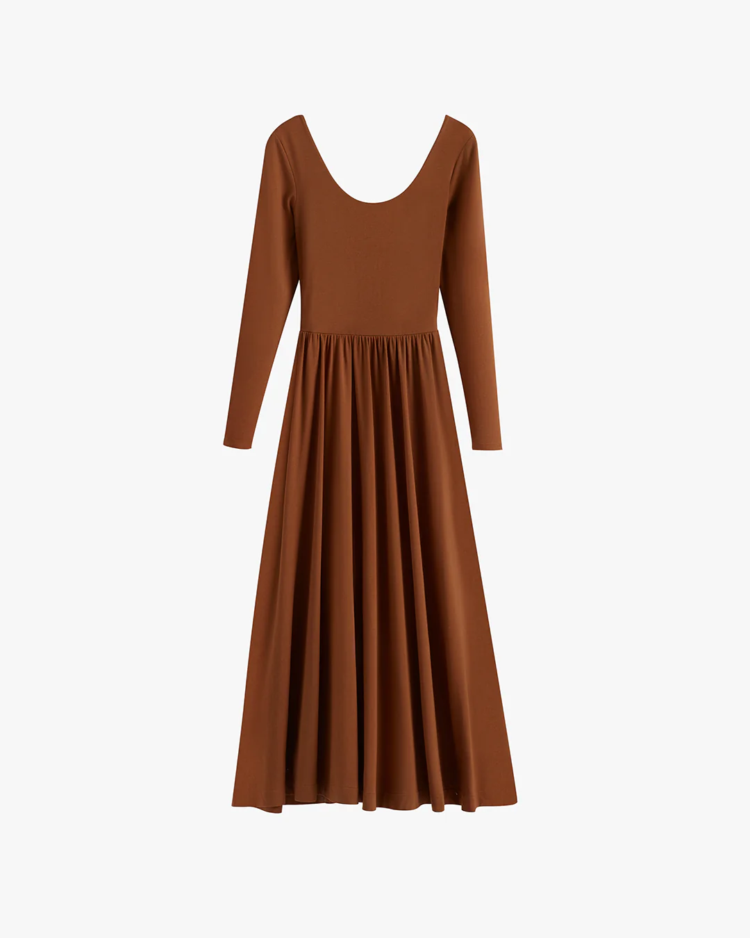 Long Sleeve Scoop Neck Dress - Image 15