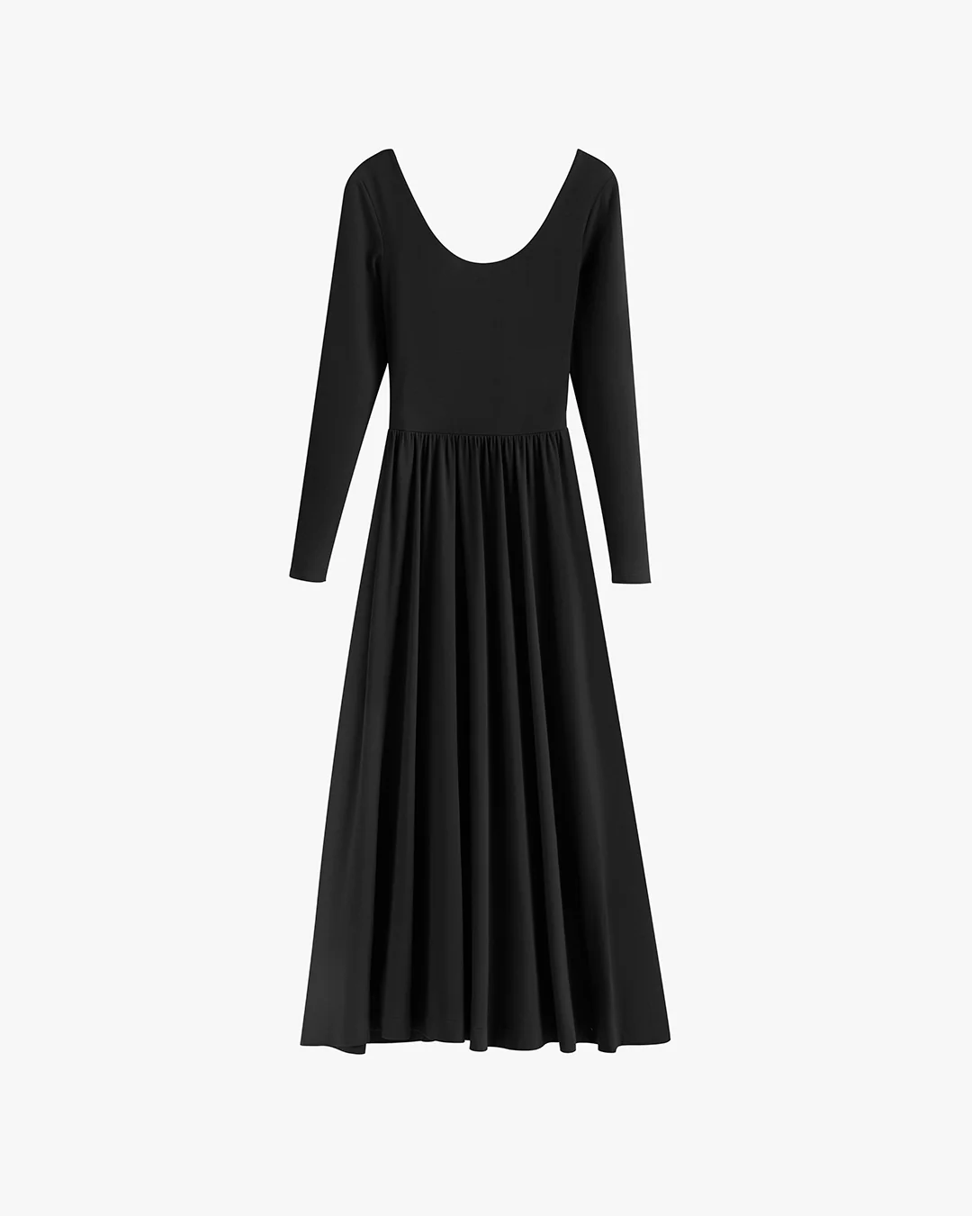 Long Sleeve Scoop Neck Dress - Image 7