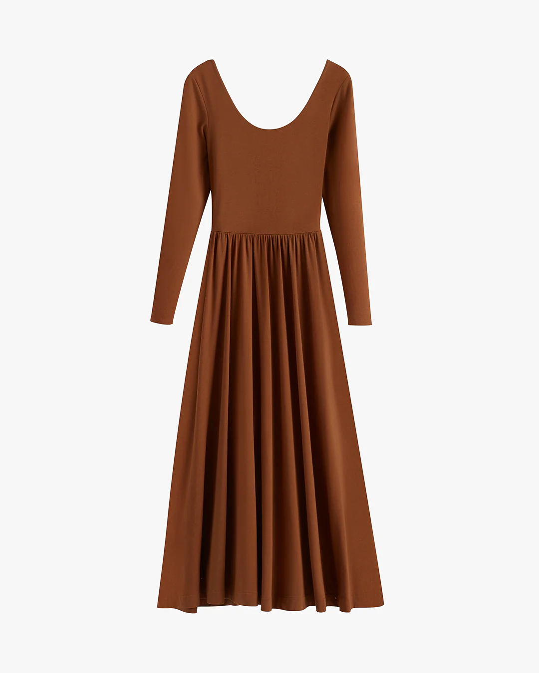 Long Sleeve Scoop Neck Dress - Image 8