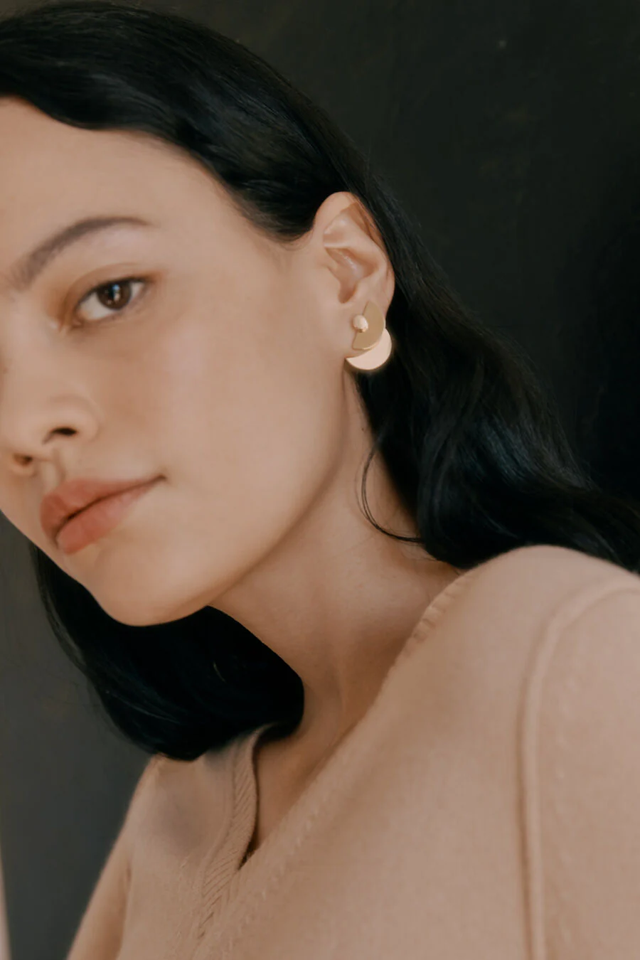 Luna Ear Jacket Earrings - Image 6