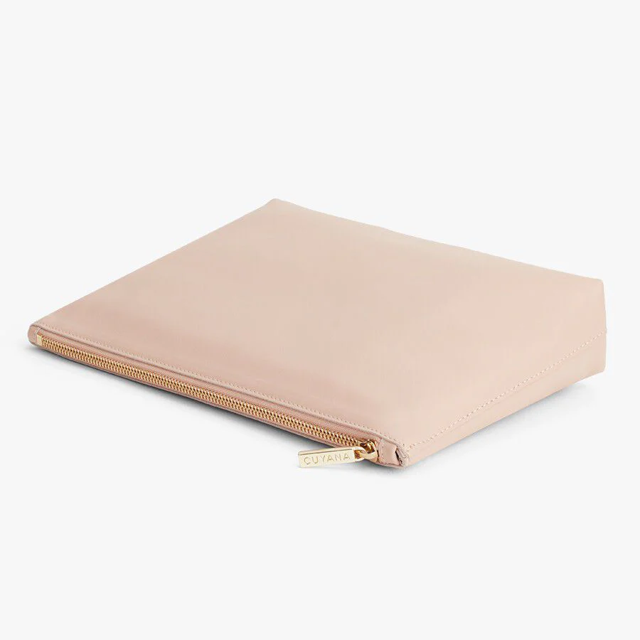 Medium Leather Zipper Pouch - Image 10