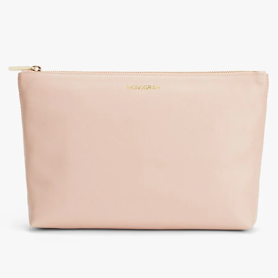 Medium Leather Zipper Pouch - Image 14