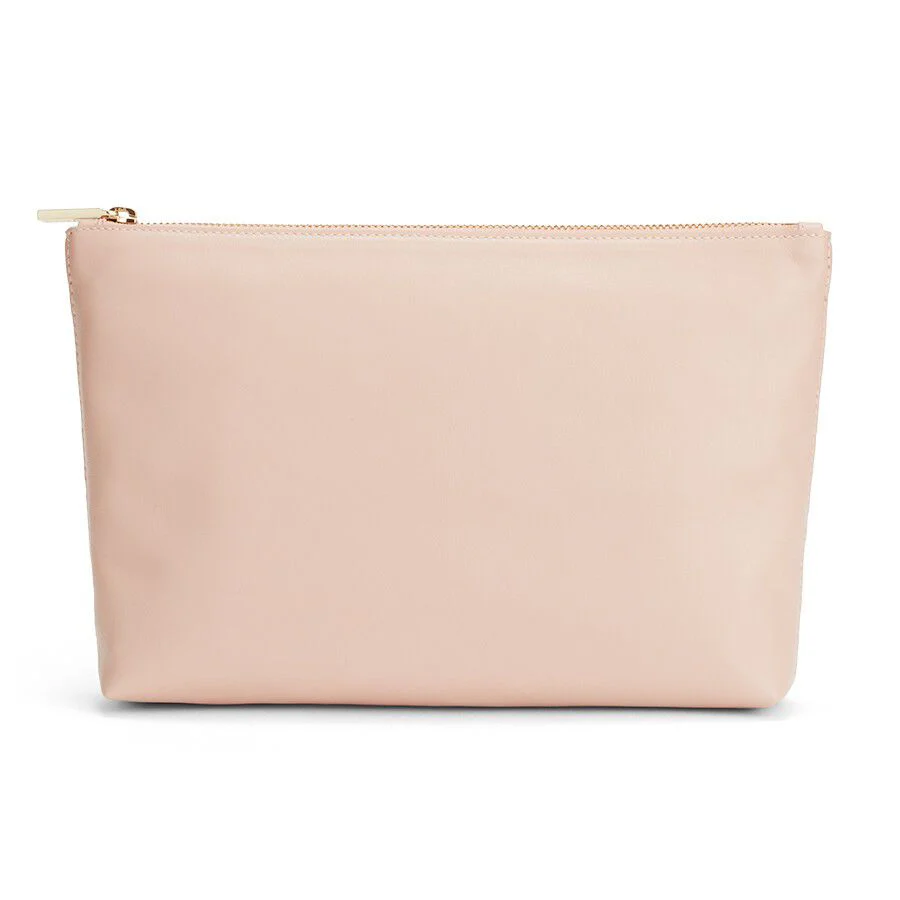 Medium Leather Zipper Pouch - Image 9