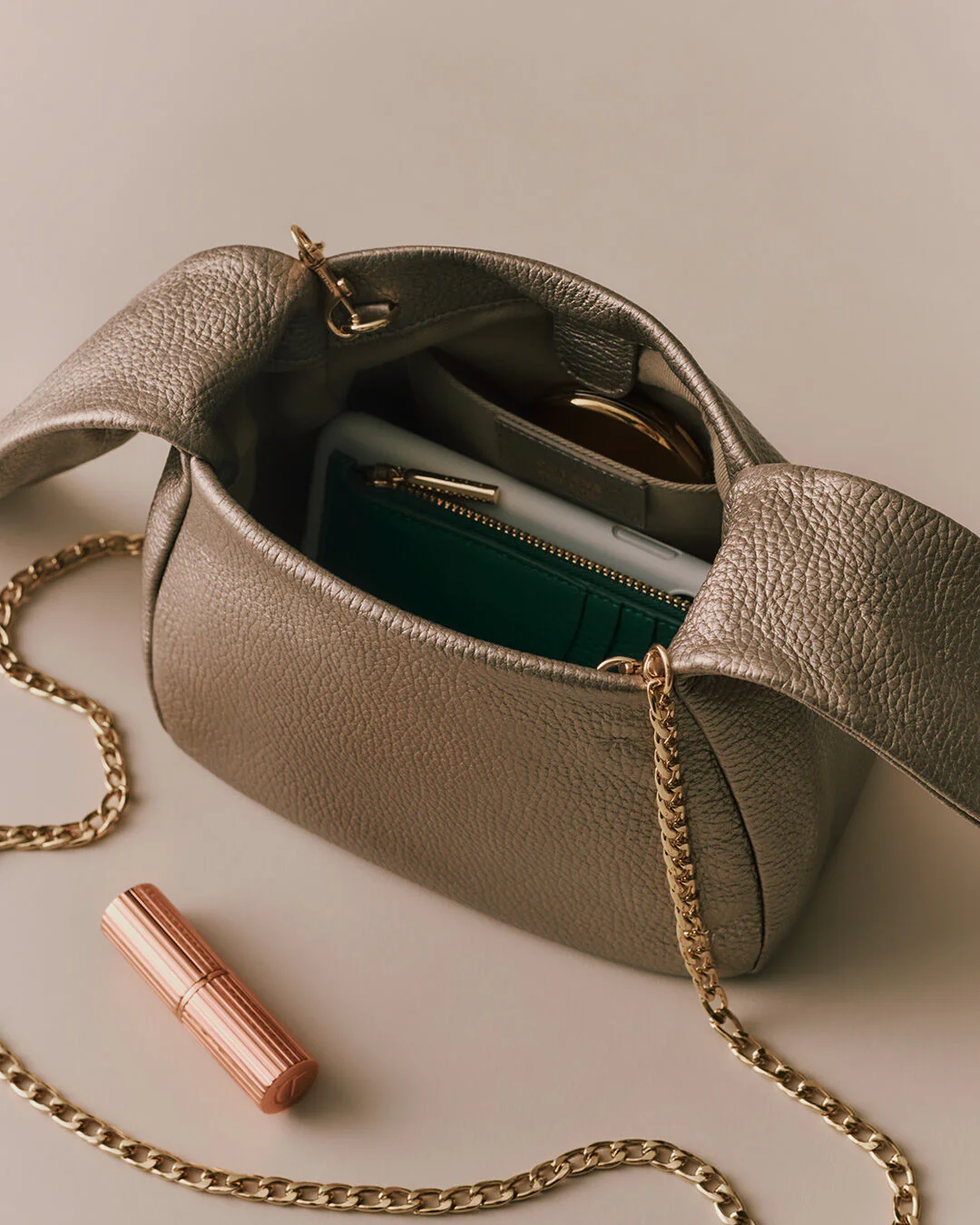 Mini Bow Bag (Suede) - Image 4