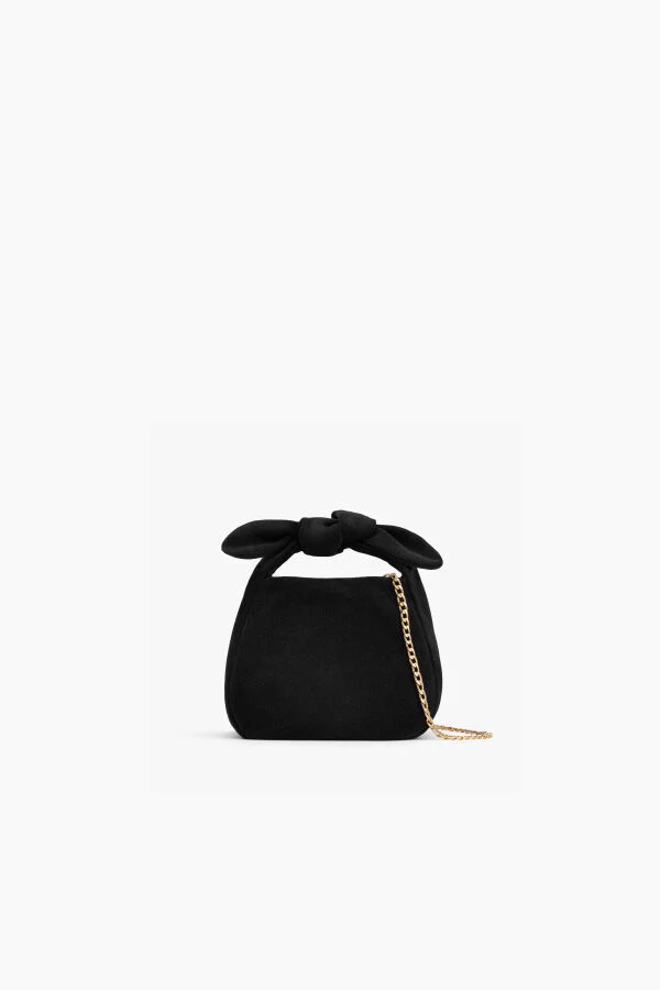 Mini Bow Bag (Suede) - Image 5