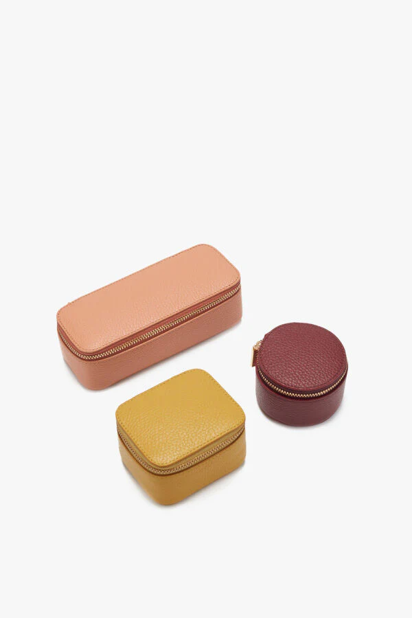 Mini Leather Organizer Set - Image 8