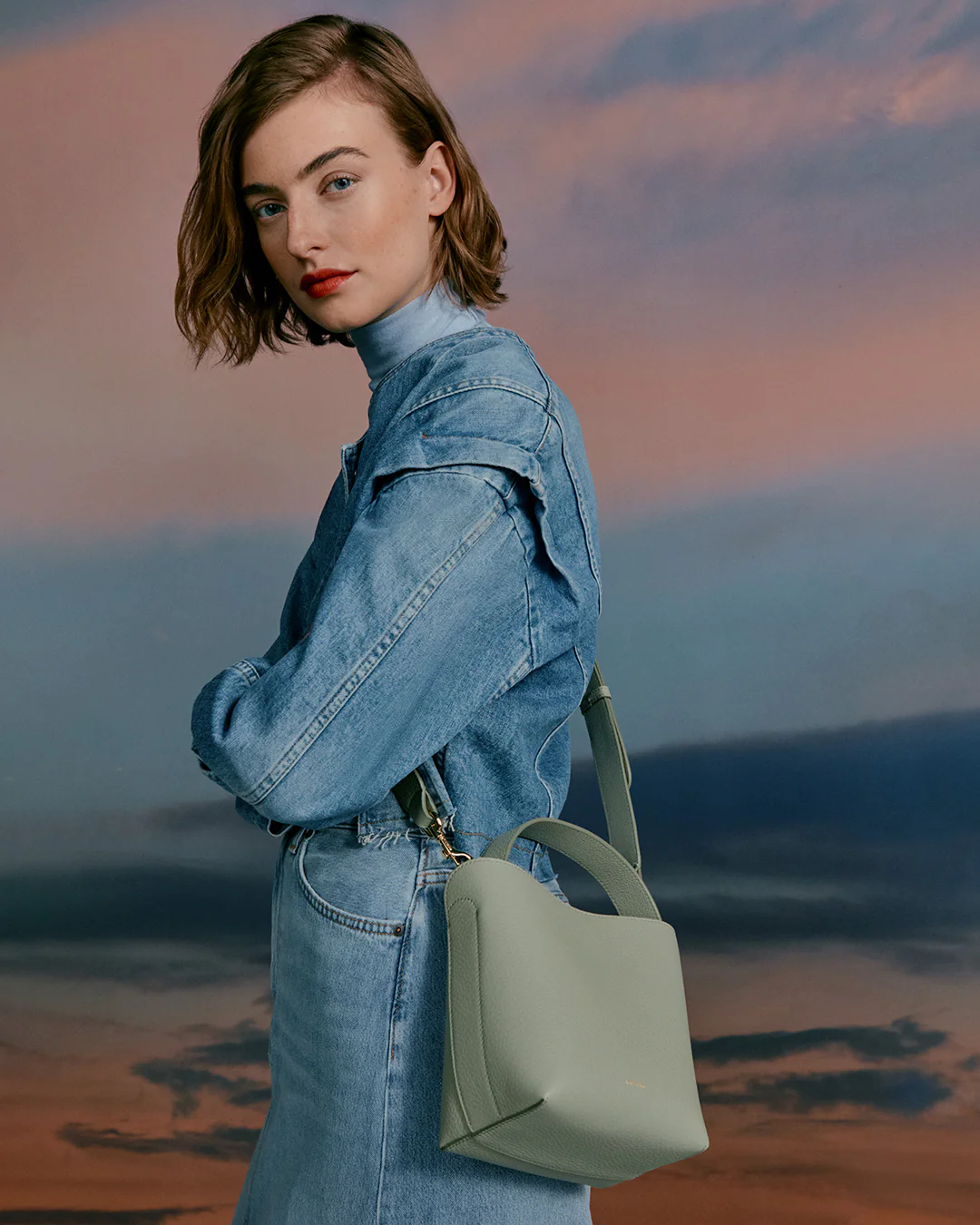 Mini Linea Bucket Bag - Image 28