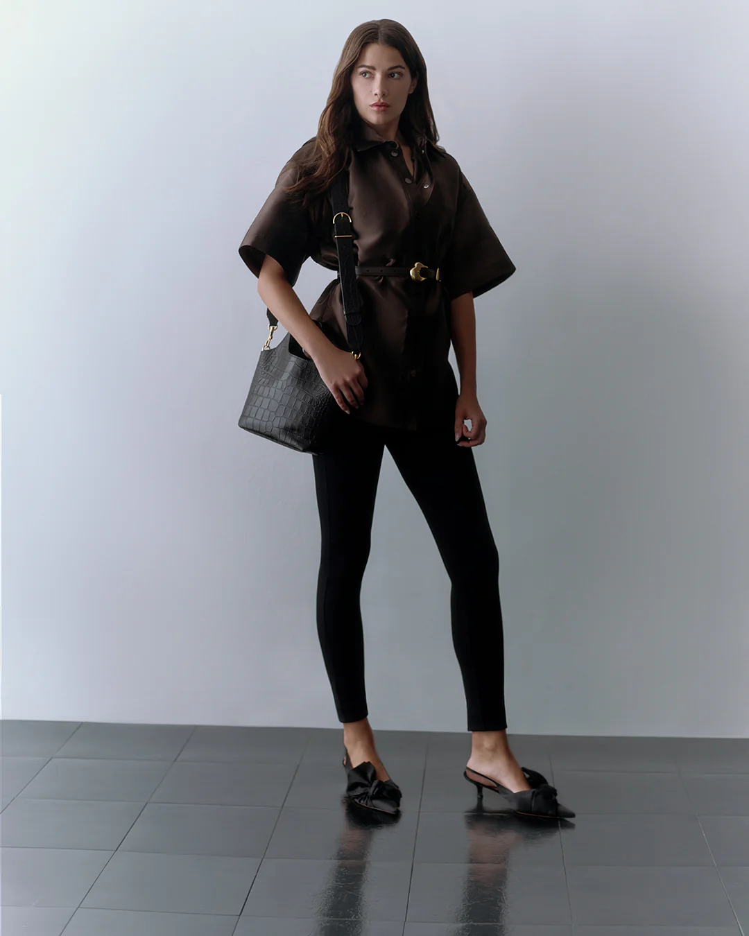 Mini System Tote (Croco) - Image 2
