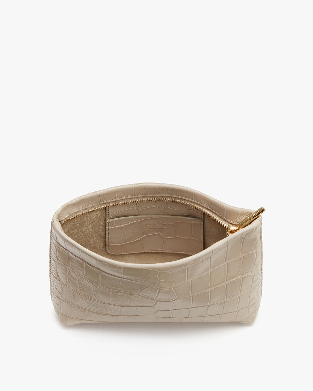 Mini Zipper Pouch (Croco) - Image 5