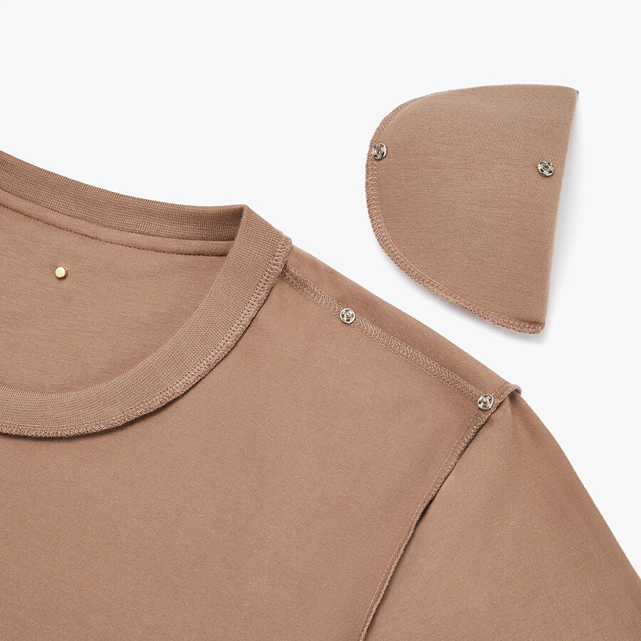 Padded Shoulder Cropped Tee - Image 13