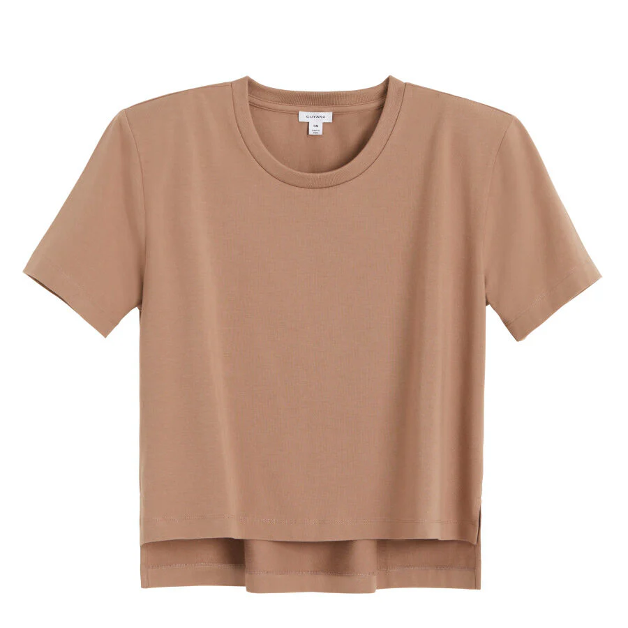 Padded Shoulder Cropped Tee - Image 8