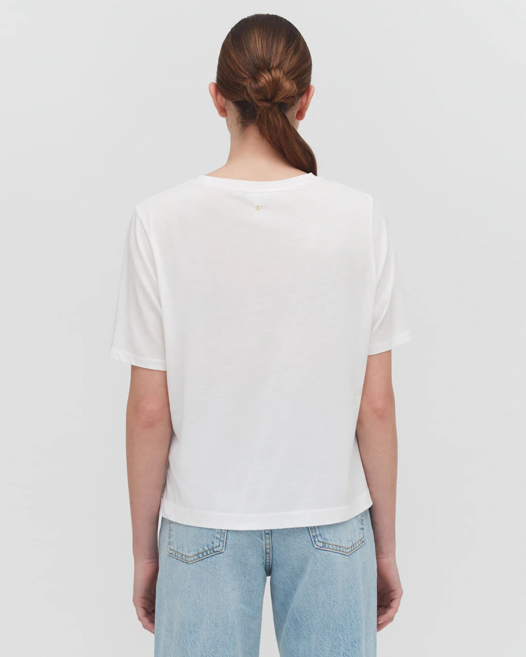 Pima Cropped Tee - Image 10