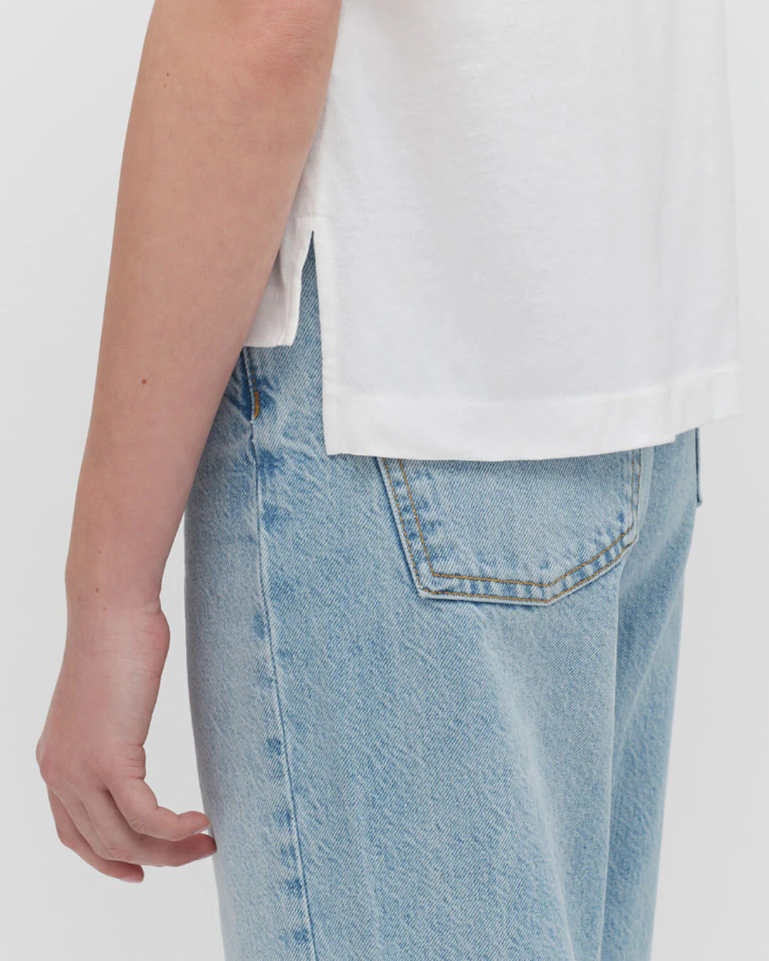 Pima Cropped Tee - Image 11