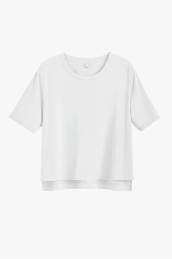 Pima Cropped Tee - Image 13