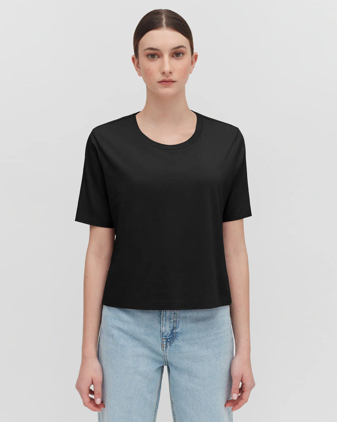 Pima Cropped Tee - Image 2