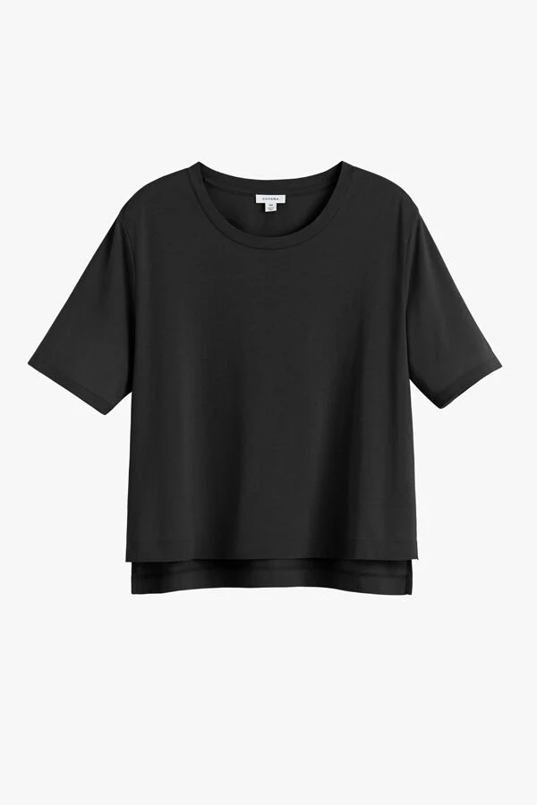 Pima Cropped Tee - Image 6