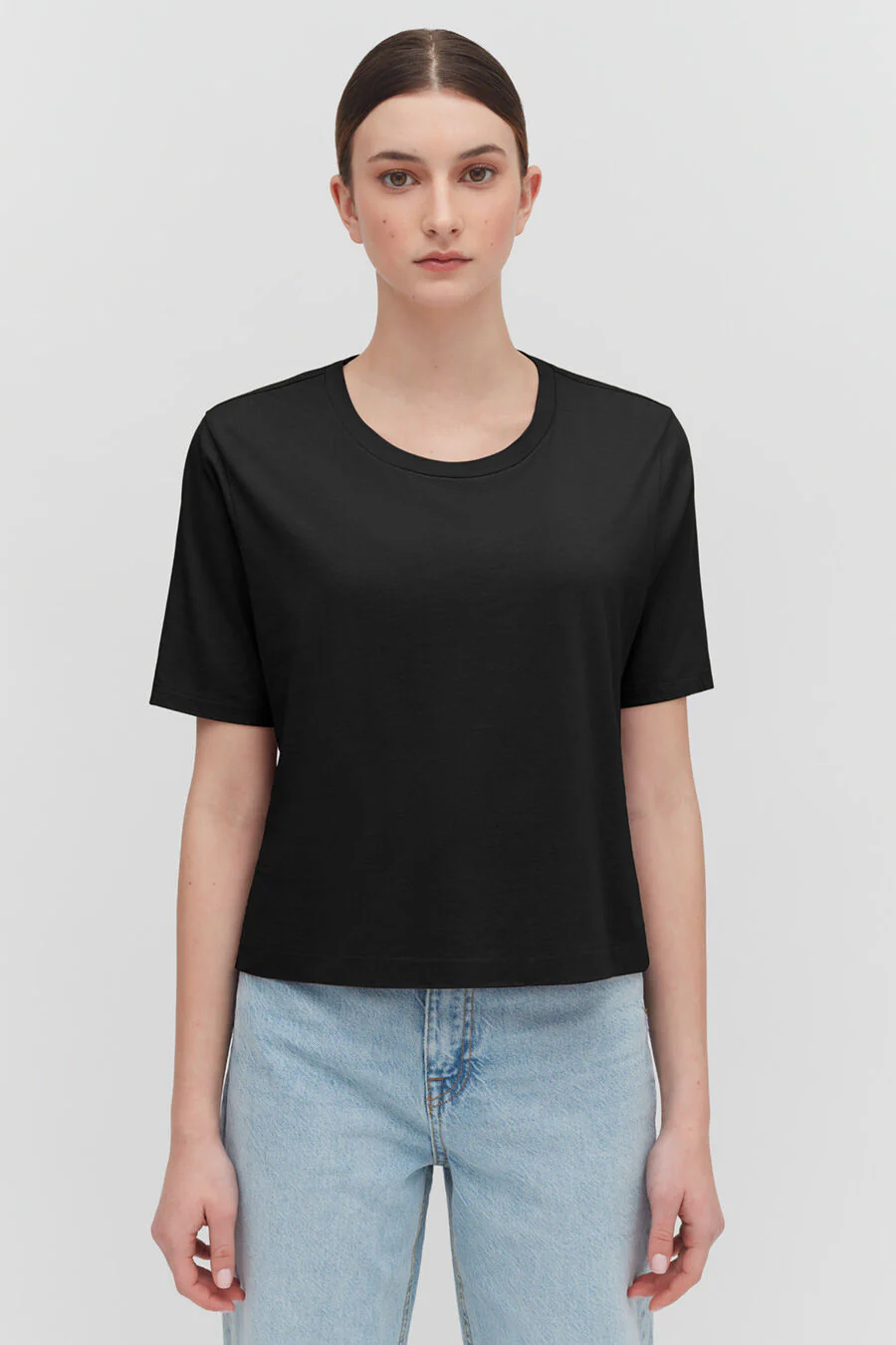 Pima Cropped Tee - Image 7