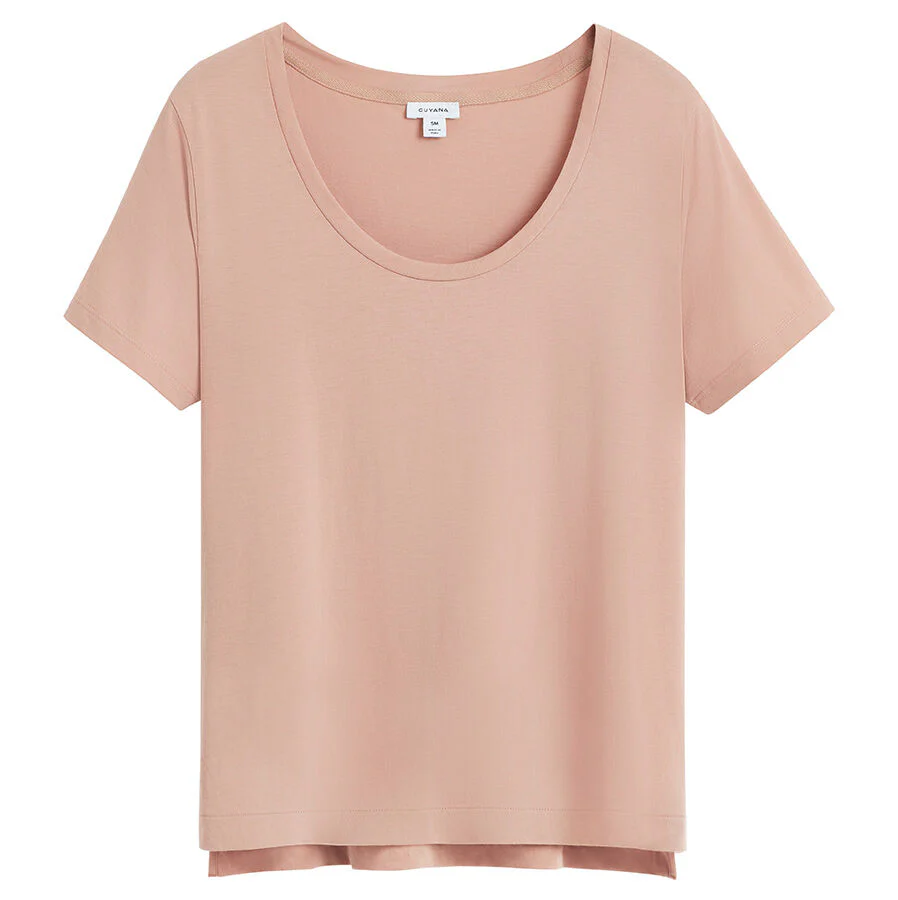Pima Scoop Neck Tee - Image 16