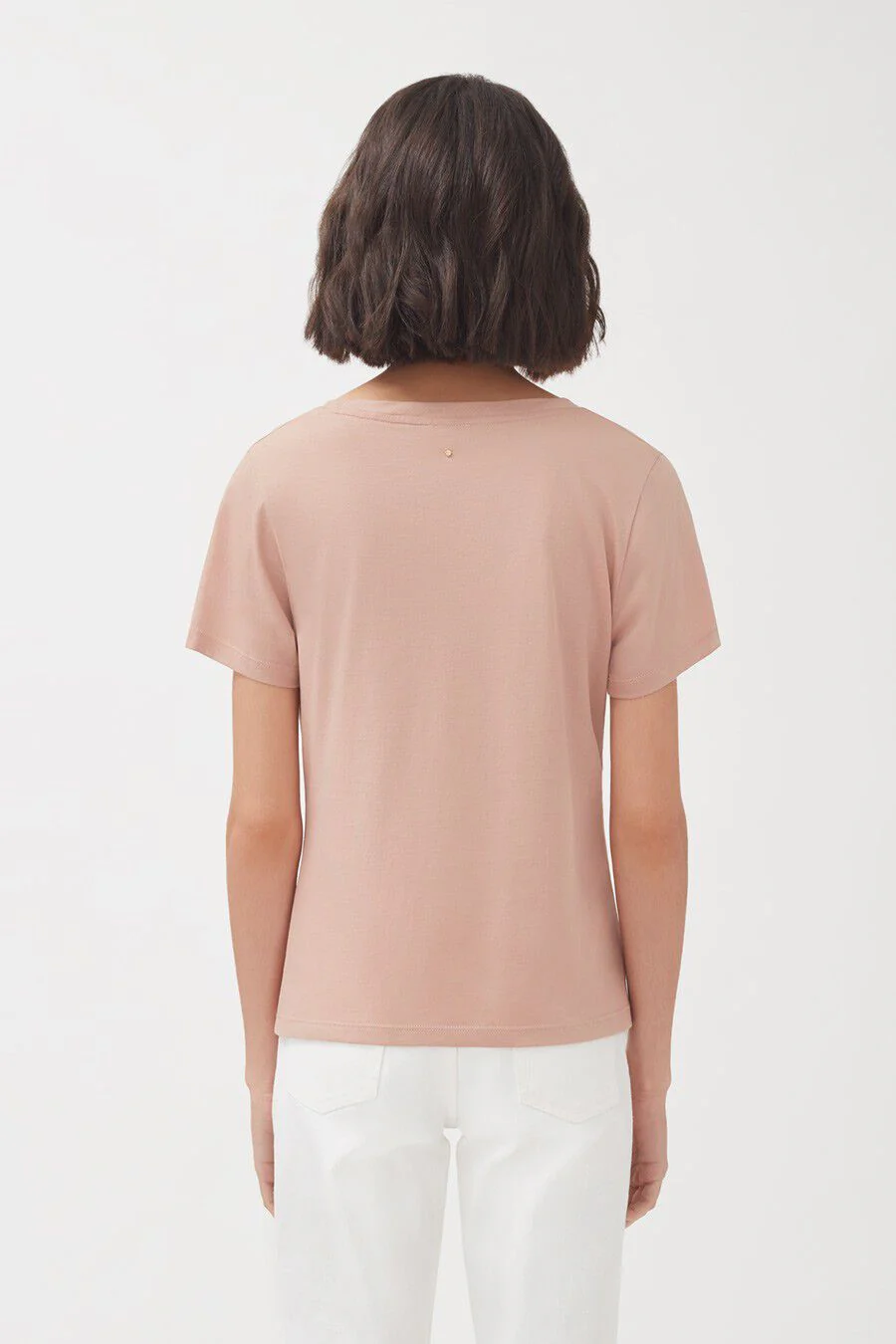 Pima Scoop Neck Tee - Image 17