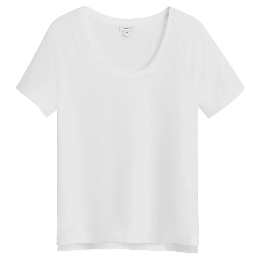 Pima Scoop Neck Tee - Image 6