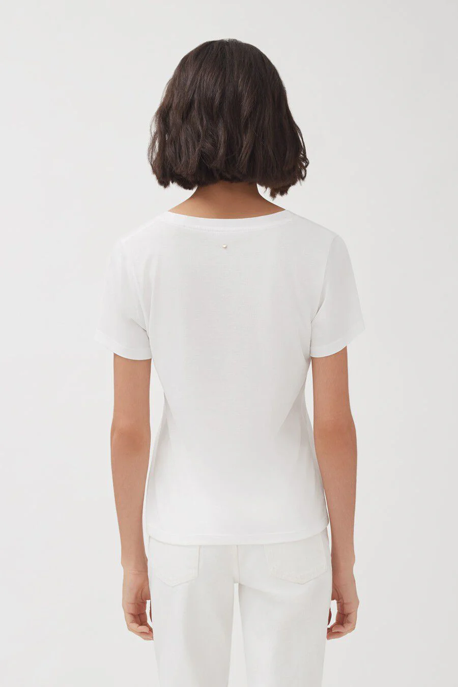 Pima Scoop Neck Tee - Image 7