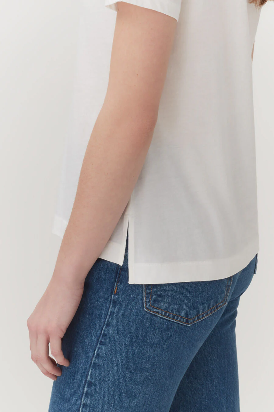 Pima Scoop Neck Tee - Image 8