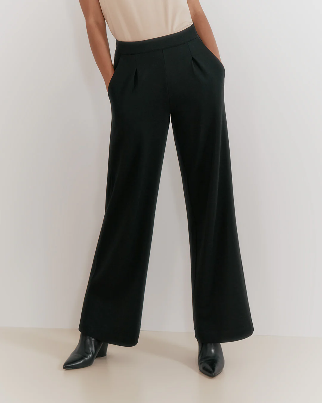 Ponte Wide-Leg Pant - Image 2