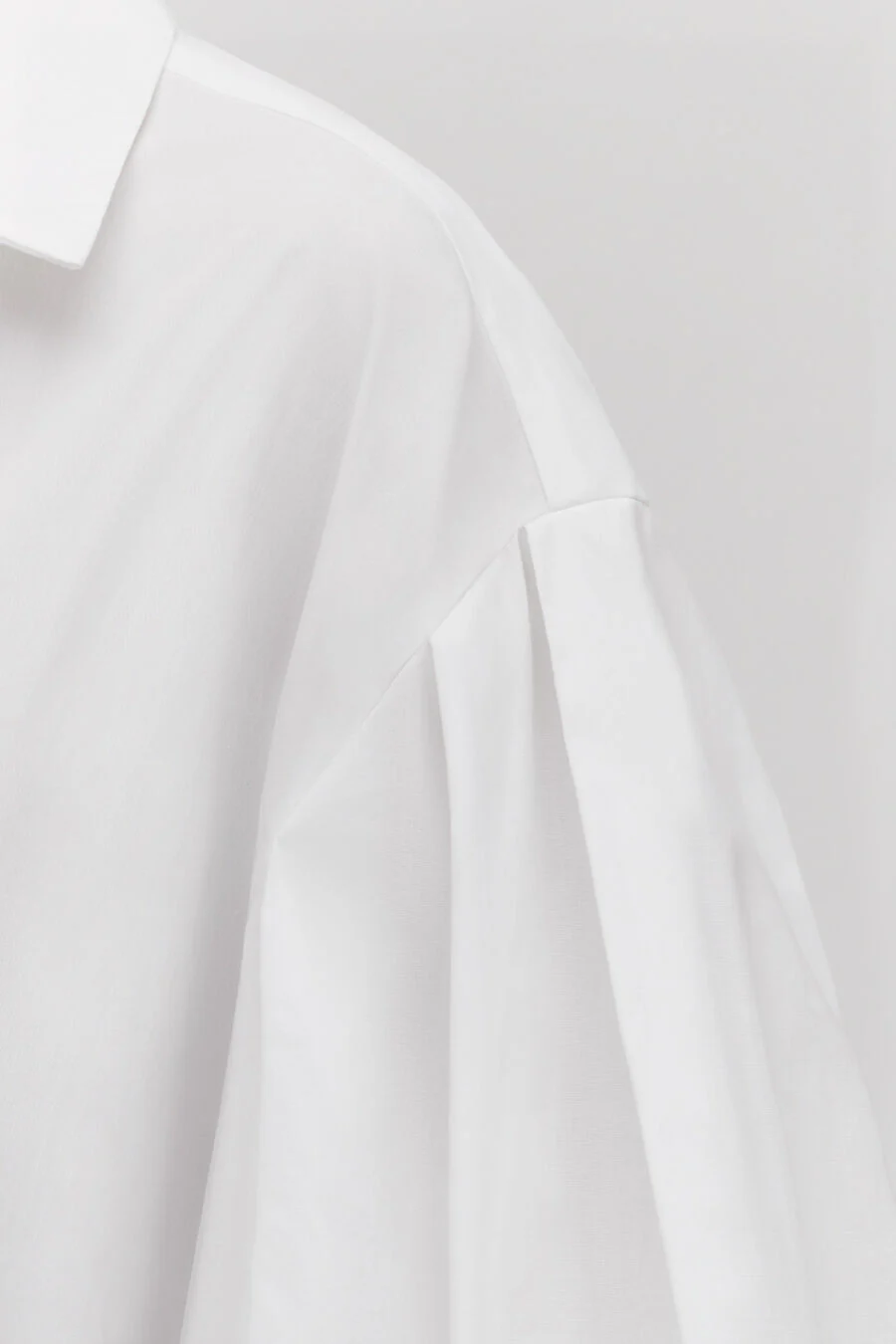 Poplin Balloon Sleeve Shirt - Image 10