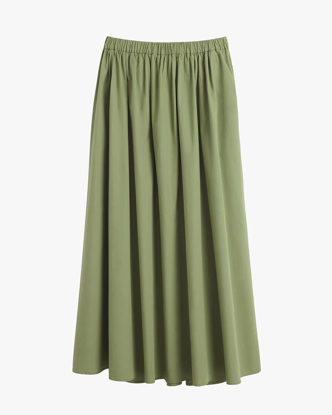 Poplin Gathered Skirt - Image 6