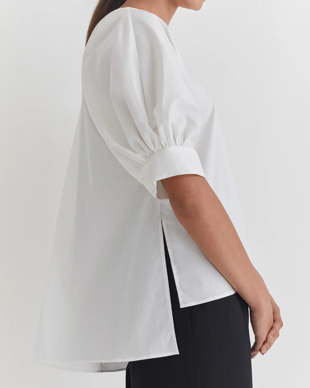 Poplin High Low Top - Image 10