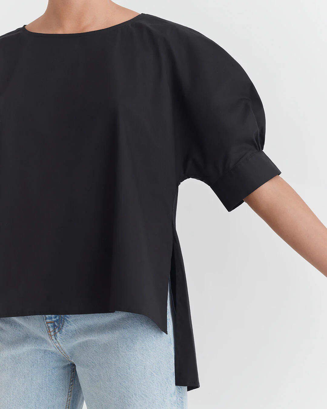 Poplin High Low Top - Image 4