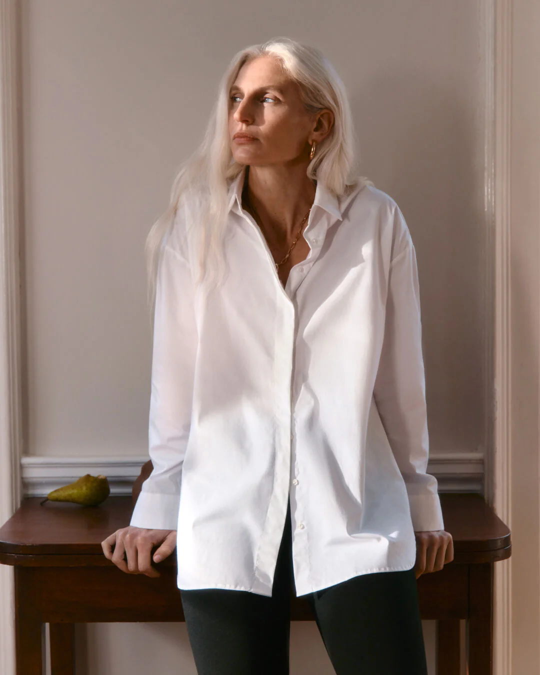 Poplin Oversized Shirt - Image 12