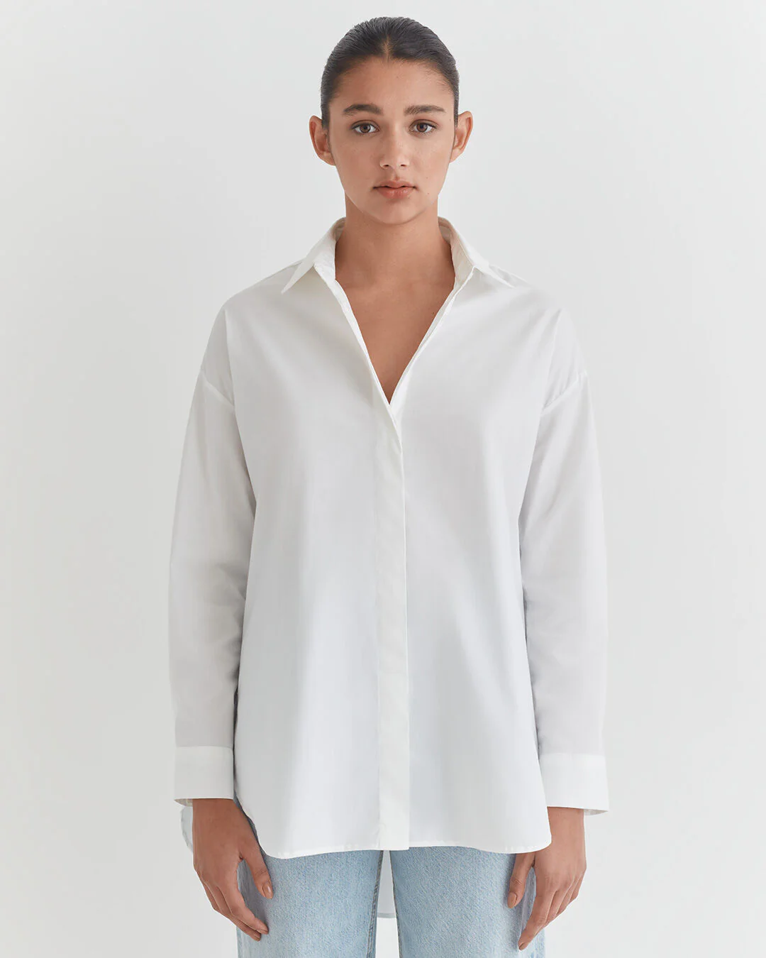 Poplin Oversized Shirt - Image 14